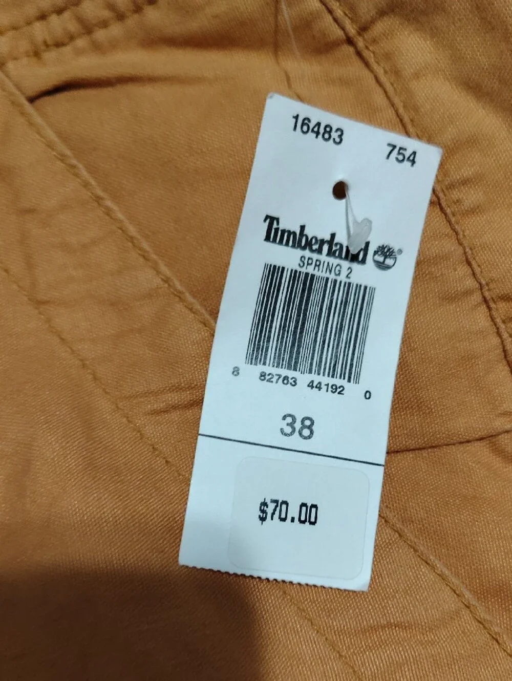 Timberland Mustard Yellow Cargo Shorts with Patch Label